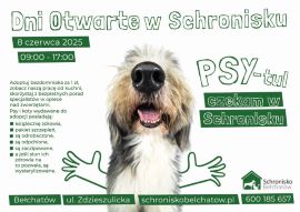 Plakat informacyjny dot. adopcji zwierząt 