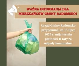 Grafika informacyjna: widoczny worek na śmieci 