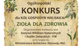 Plakat informacyjny dot. konkursu dla KGW