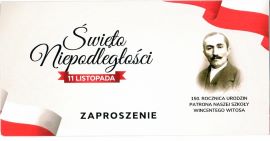 Zaproszenie na obchody Święta Niepodległości  ósci 