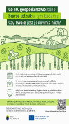 Zielony plakat informacyjny 