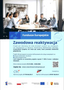 Plakat dot. projektu "Zawodowa reaktywacja" 