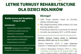 Kolorowy plakat informacyjny 