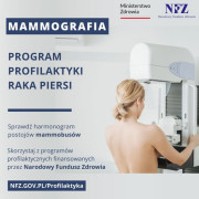 Ulotka informacyjna dot. badań mammograficznych 