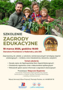 Kolorowy plakat informacyjny - widoczne osoby i napisy