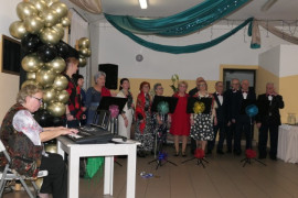 Zespół Sonata 23 podczas występu z okazji Dnia Kobiet