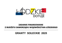 Logo Łódzkie Dotuje - Granty Sołeckie 2025