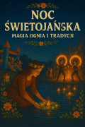 Plakat informujący o Nocy Świętojańskiej 