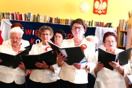 Chór "Złota Nutka" podczas występu
