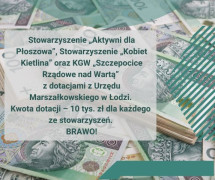 Grafika: widoczne banknoty i napisy