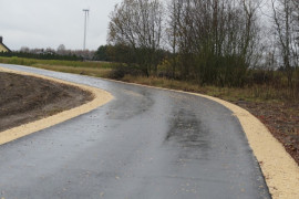 Droga z nową nakładką 