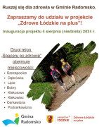 Plakat zachęcający do udziału w marszu Nordic Walking 