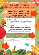 Kolorowy plakat informacyjny dot. jesiennego pikniku 