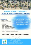 Plakat informujący o pikniku charytatywnym 