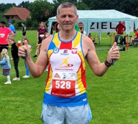 Piotr Płoskoński - mieszkaniec Strzałkowa i zawodnik Kolarsko Biegowego Klubu Sportowego Radomsko 