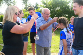 Moment dekoracji medalowej 