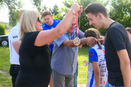 Moment dekoracji medalowej 