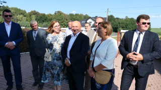 Uczestnicy dożynek 