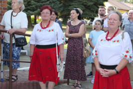 Uczestnicy dożynek 