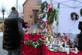 Stoisko na kiermaszu bożonarodzeniowym 