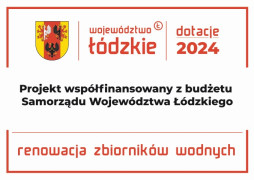 Tabliczka z napisem: Projekt współfinansowany z budżetu Samorządu Województwa Łódzkiego