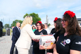 Moment wręczania nagród