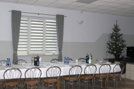 Sala OSP Dąbrówka po remoncie