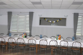 Sala OSP Dąbrówka po remoncie