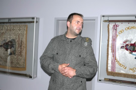 Prezes OSP Strzałków, Michał Olczyk