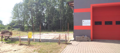 Trwa budowa garażu 
