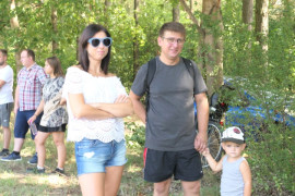 Kobieta, mężczyzna i dziecko