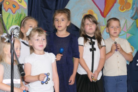Dzieci podczas występu
