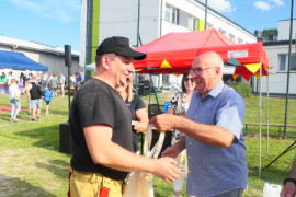 Moment wręczania nagród