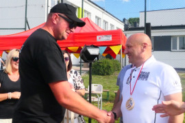 Moment wręczania nagród