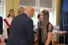 Moment wręczania nagród