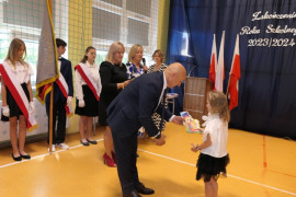Moment wręczania nagród