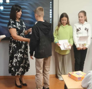 Moment wręczania nagród 