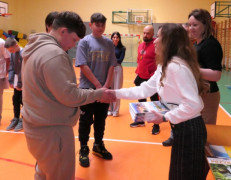 Moment wręczania nagród